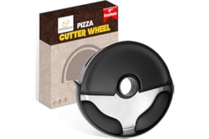 Sefinsecimi Compact Grip Pizza Cutter – Ergonomic Handheld Pizza Wheel with Razor-Sharp Stainless Steel Blade – Safe, Durable, and Easy to Clean – Perfect for Slicing Pizza, Flatbreads & More