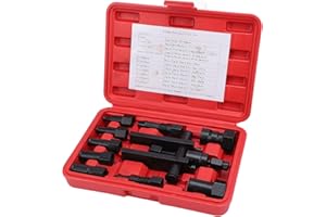 Ejoyous 10-częściowy zestaw ściągaczy łożysk samochodowych, 8 do 25 mm, ściągacz łożyska kulkowego, ściągacz łożysk kulkowych, zestaw narzędzi do usuwania łożysk wewnętrznych