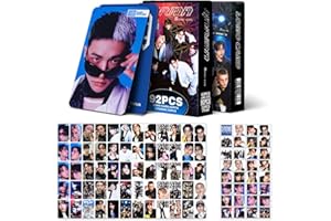 DEFGNOP Kpop Stray Kids Karma Lot de 60 Photocard Stray Kids Lomo 32 autocollants SKZ pour fans (KARMA-C)