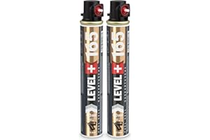 LEVEL PLUS Fuel Cell RM165 - Cartuccia gas per tutto l'anno 165 mm, 80 ml, Ø 32, anello rosso, 2 pezzi