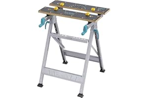 wolfcraft Master 200 Spann- und Arbeitstisch 6177000 - klappbar/Universell einsetzbarer & robuster Werktisch/Ideal für Heim- und Handwerker