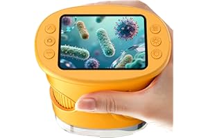 BMDSAE 1000X Handheld Digital Microscope for Kids: Portable Miniscope with 2.0" IPS Screen - STEM Outdoor Toys for Age 4-12 - Birthday Gifts for Girls Boys - Science Gadget Edu Kits
