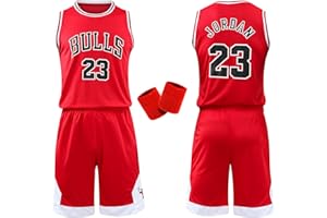 Hereneer Camisetas y Pantalones de Baloncesto, Ropa Deportiva Baloncesto Niño Chaleco, Camiseta Sin Mangas y Pantalones de Baloncesto para Niños Adulto