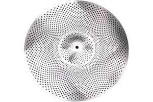 Luwecf Cymbale Silencieuse de Qualité pour Percussionnistes En Herbe, 18 pouces