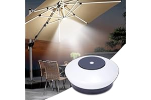 Lampes pour Parasol Rechargeable, LED Rechargeable Lumiere de Parasol, 8 Couleurs Changeantes, pour la Lumière D'atmosphère de Drapeau National de Camping de Terrasse Extérieure-LSYFCL(Color:Light