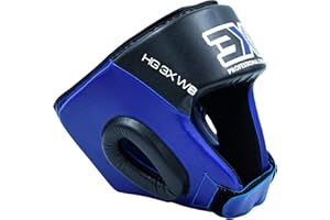 3X PROFESSIONAL CHOICE 3X Sports Headguard for Boxing, Adjustable Head guard for Sparring, Muay Thai, Karate, Taekwondo Forehead, Cheeks & Ear Protection