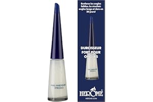 Herome Durcisseur Fort pour Ongles - Le Numéro 1 Depuis 1982! - Garantit des Ongles Longs et Forts Dans 30 Jours (Nail Hardener Strong) - 10ml.