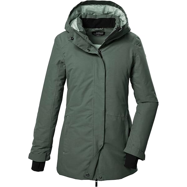 Killtec Damen Winterjacke – Wasserdicht, Atmungsaktiv Mit Abnehmbarer Kapuze & Teddyfutter