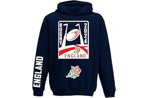 D2W UPDATED 2023/2024 VERSION Rugby Supporters World Rugby Hoody Available For Many Competing Rugby Nations, Childrens 1/2yrs To Adult 5XL