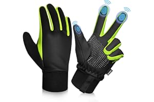 ‎SUKEEN Sukeen Handschuhe Kinder Fahrrad- und Winterhandschuhe - Softshell, Wasserdicht, Winddicht, Anti-Rutsch, Touchscreen-fähig für Outdoor Sport und Laufen - Schwarz, 4-12 Jahre