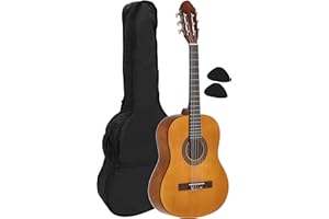 JUAN MIGUEL NAVARREZ Chitarra classica 3/4 con borsa miele