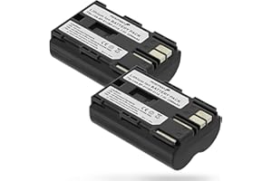 Fosmon Canon bateria BP-511/ BP-512, [duża pojemność] 2200mAh 7,4V - zamiennik baterii Li-Ion (zestaw 2) do aparatów cyfrowych Canon EOS 10D,20D,30D,40D,50D,5D,D30,D60, PowerShot G1 itp