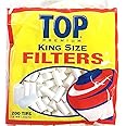 TOP Premium Cigarette Filter Tips (King/18mm, Pack of 200)