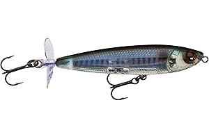 Yo-Zuri 3DB Prop Floating Lure, Prism Shad, 3 1/2-Inch