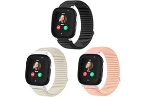 SUGARJAR 3 Stycken Klockarmband Kompatibelt med Xplor a X6, 20mm Mjukt Nylon Ersättningsband Xplor a X6Play/X6 Pro/Anio 6 Justerbart Kardborreband för Pojke Flicka