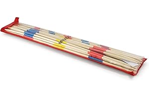Jeujura - 64250 – Gesellschaftsspiel Grand Mikado aus Holz, 50 cm – Kunststoffbeutel
