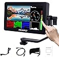 FEELWORLD F6 Plus 5.5 Inch DSLR On Camera Field Monitor Touch Screen 3D Lut Small Full HD 1920x1080 IPS Peaking Focus Video Assist 4K HDMI 8.4V DC Input Output Include Tilt Arm