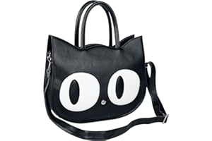 Banned Alternative Big Kitty Mujer Bolsa de Mano Negro
