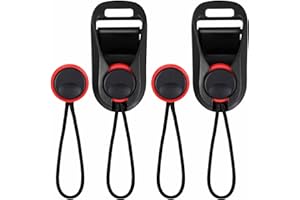 GENERIC Camera Straps Quick Release Adapter, 2 Pcs Camera Strap Rapid Connectors Mirrorless with Base, Connection Buckle Kit for Universal Camera Strap (Black)