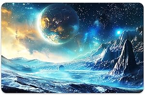 peacoblue Bank Card Sticker Cosmic Planets Credit Debit Card Custom Skin Cover Protector, 4 Styles Waterproof Scratch-Proof and Attractive Decal for Most Popular EBT Transportation Key Card