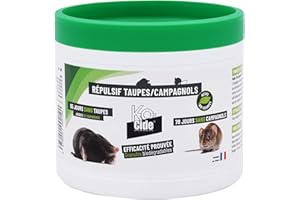 K-O CIDE K-Ocide granulés répulsifs taupe & campagnol - - Produit Naturel -200 g - Pour 20 taupinières - biodégradable