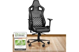 ‎KÖNIGWERK Königwerk Bodenschutzmatte Bürostuhl versch. Größen - Bürostuhl Unterlage rutschfest in transparent - Aus recycelten PET-Flaschen - 100 x 120 cm