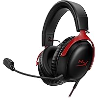 HyperX Cloud III, Cuffie da Gaming con Cavo USB-C, Controlli Audio Integrati, Telaio in Alluminio, Cuscinetti in Memory Foam