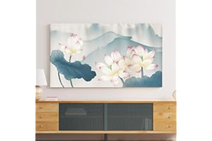 Treer Cubierta Antipolvo para TV, Universal Funda para Televisor Cubierta de Televisión Elástico Protector Pantalla de Funda para 22 a 75 Pulgadas (Pintura a tinta 5,32 pulgadas)