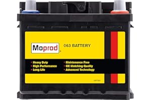 Moprod 063 Group 063 12 V Car Battery – High CCA, OEM-Quality, AGM Start-Stop Compatible, black, 36ah