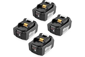 XNJTG 18V 5,5Ah Batteries de Rechange pour Makita BL860b BL1850b BL1850 BL1840 BL1830 Compatibles avec Makita 18V Les Outils et appareils électriques