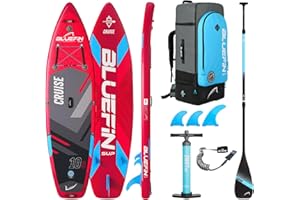 BLUEFIN SUP Bluefin Cruise SUP Gonfiabile Stand Up Paddle Board | Accessori Premium | Taglie Multiple: Bambini, 9'8, 10'4, 10'8, 12', 15'