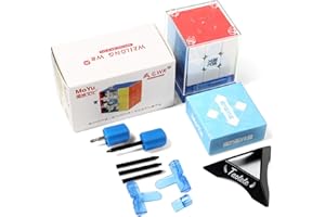TAOLELE Speed ​​Cube, MoYu Weilong WRM 2021 Cubo di Velocità 3x3 Nuova Versione Lite Cubo Magico 3x3 Cubo Puzzle,agnetico Durevole e Flessibile Rompicapo per Bambini Adulti Ragazzi Ragazze Regali