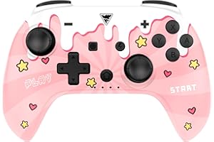 DragonShock - POPTOP Compact BT - Controller Bluetooth Compatto Senza Fili Sweet Pink Compatibile con Nintendo Switch - Switch Lite - Switch OLED