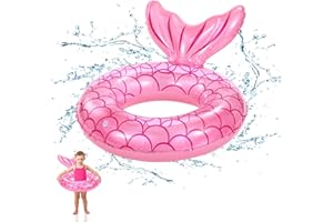 Puddry Nadmuchiwane koło do pływania dla dzieci i dorosłych, syrenka, dla dorosłych, dmuchany materac, zabawka dla dzieci, nadmuchiwane baseny, koła do pływania, na plażę, imprezę, zabawka do wody