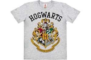 Logoshirt® Harry Potter I Hogwarts I Logo I Koszulka organiczna I Z nadrukiem I Dziecięca I Dziewczęca i chłopięca I Licencjonowany oryginalny design