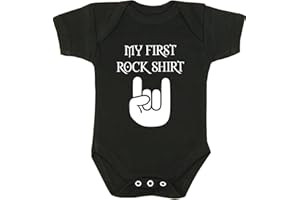 BabyPrem Baby My First Rock Shirt Clothes Bodysuit Vest NB-12mth