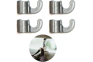 mixcover 040 Parts Lot de 4 crochets robustes pour appuie-tête VW – Pour de nombreux modèles Volkswagen, Seat, Audi et Skoda galvanisé