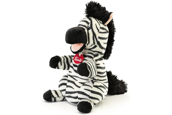 Trudi Marionnette zèbre Marionnettes et marionnettes en Peluche pour Le théâtre Jeu pour Les Enfants. Racontez et créez des Histoires. | 17x29x18cm S | Puppets | modèle 29309