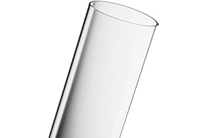 Activa Feuerrohr aus echtem Glas I Edles Feuerrohr als Ersatzteil für Ihre Pyramide Cheops I Hochwertiges Glasrohr für Ihre Pelletfackel