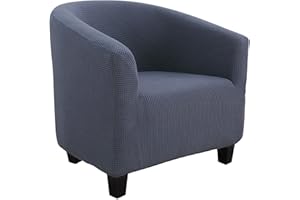 laamei Funda de Sillón Chesterfield Tejido Jacquard de Poliéster y Moderna Cubre Sofa para Salon Oficina Extraíbles y Lavables Funda Protector para Sillón Universal