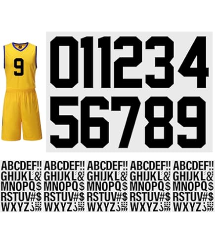 NOME MAGLIA CALCIO Basket Adesivo PERSONALIZZABILE Termosaldabile KIT INIZIALI - Foto 4