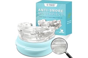 DIVIDERMY Férula Antirronquidos y Anti Bruxismo,Prevenir el Bruxismo y Roncar,Dispositivos Ajustable y Reutilizable Anti Ronquidos,Ayuda a Reducir los Ronquidos y Ayudar a Dormir,Azul