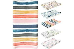 Eurobuy Wickelunterlage Ultraweiche Atmungsaktive Wickeltischplatte Abwischbare Wickelunterlagen für Jungen Und Mädchen