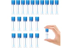 BANJIABB 20 Stück Kotprobenröhrchen Hund,Stuhlprobenröhrchen,Kotprobenröhrchen,Probenröhrchen,Stuhlfänger Für Stuhlprobe,Stuhlprobenröhrchen mit Löffel,15ml Kotprobenröhrchen Hund und Katze,für Haustiere
