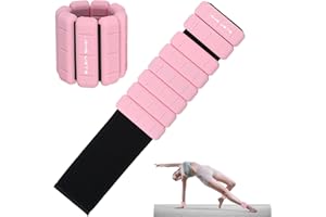 RHSWETS EU-patentierte tragbare Gewichtsmanschetten – 2er-Set (Jeweils 0,5 kg & 1 kg) für Damen und Herren, modisches knöchelgewichte-Set für Yoga, Tanz, Aerobic, Laufen, Gehen