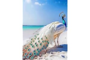 SMYJDMM Diamond Painting, Diamond Painting Kits, Diamant Painting Set Erwachsene Mosaikherstellung Diamant Kunst Handwerk für Home Wand Décor 30x40cm (Pfau)