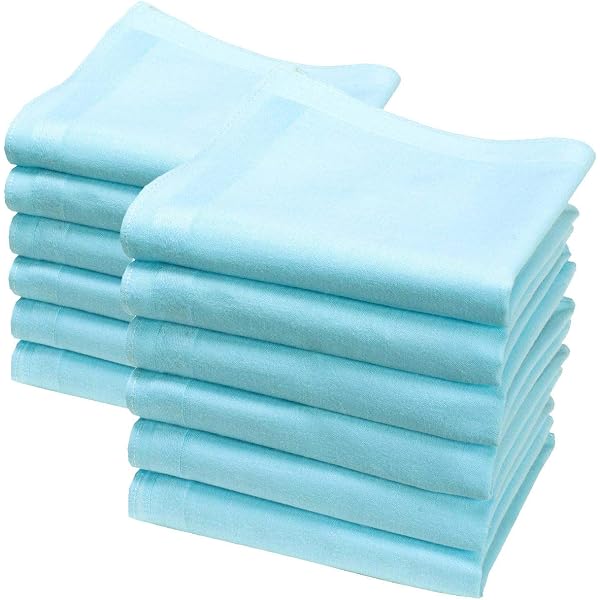Mouchoirs En Coton Yuknees - Lot De 5 - 40x40cm - Pour Homme Mariage