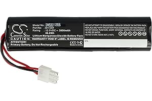 vhbw 1x batería Compatible con Welch Allyn AED 10, AED 10 Jump Start tecnología médica (3000 mAh, 12 V, Li-MnO2)