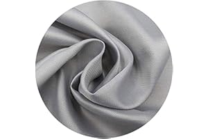 NIANTONG Tissu de Prévention des Radiations - Largeur 1,50m - Tissu Anti-radiation EMF RF RFID - Anti-radiation - Pour Micro-ondes Radiowave et Autres Champs électromagnétiques(Size:1.5x1 m,Color:gris)