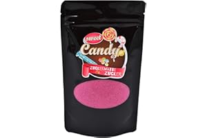 Hopser Food Fun Azúcar aromático de color para algodón de azúcar, máquinas de algodón de azúcar, palomitas de maíz, decoración (200 g, frambuesa)